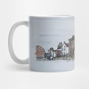 Behind the Staithes Houses Mug